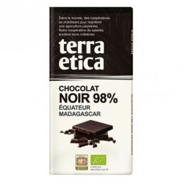 Tablette chocolat noir 98%...